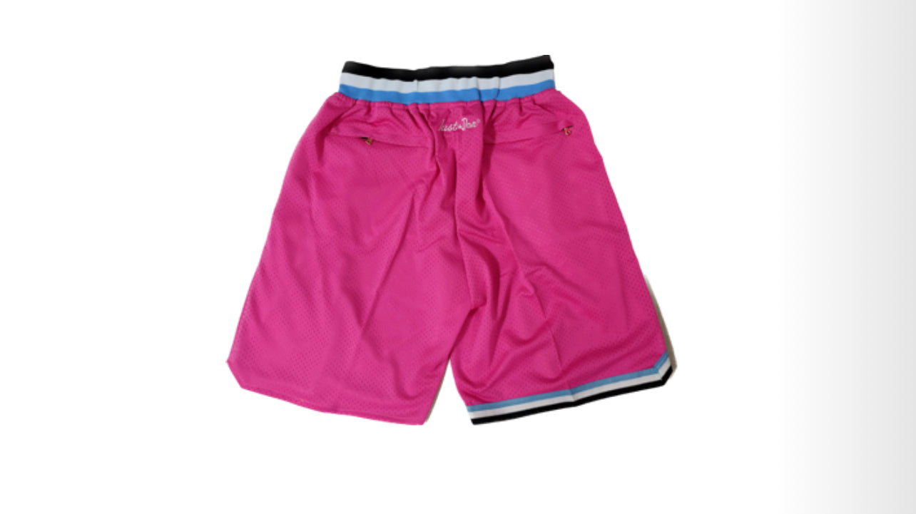 Retro Miami Heat Shorts(Pink)