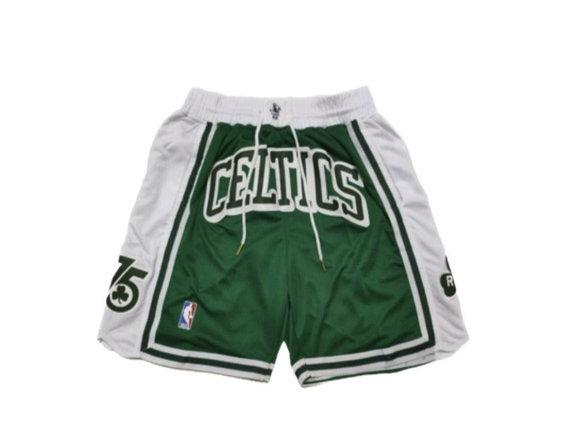 Retro Boston Celtics Shorts