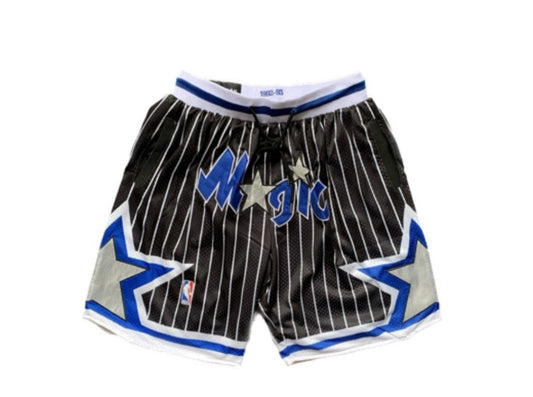 Retro Orlando Magic Shorts(Black)