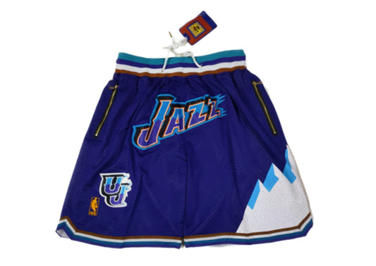 Retro Utah Jazz Shorts